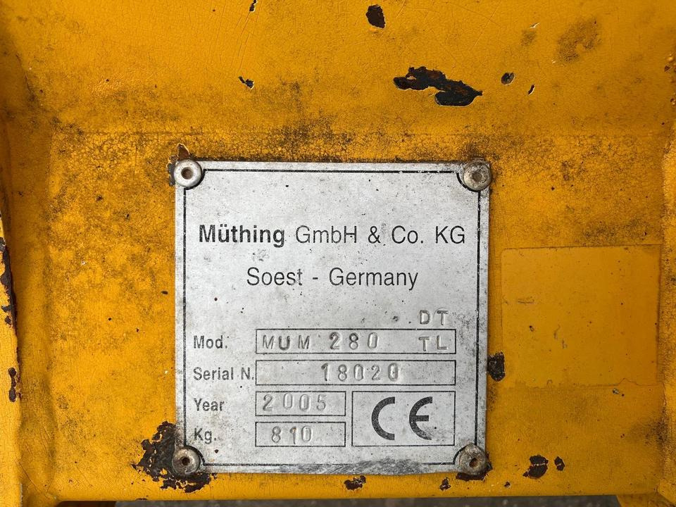 Mulcher Müthing MUL 280 Front Heck 2,80m - Hooldusniiduk: pilt 4 Mulcher Müthing MUL 280 Front Heck 2,80m - Hooldusniiduk: pilt 4