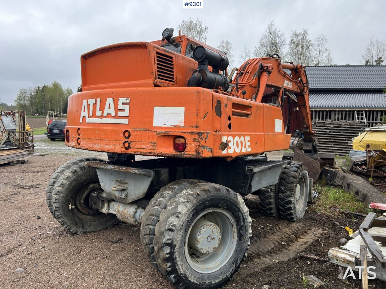 Atlas 1302 E Wheeled excavator with attachments (VIDEO) - Ratastel ekskavaator: pilt 4 Atlas 1302 E Wheeled excavator with attachments (VIDEO) - Ratastel ekskavaator: pilt 4