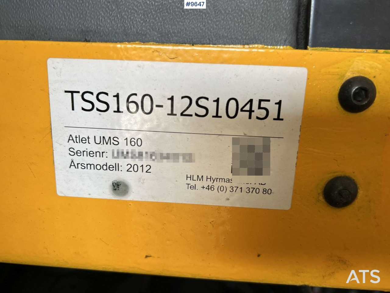 Lükandmastiga tõstuk Atlet UMS 160 Reach Truck: pilt 13