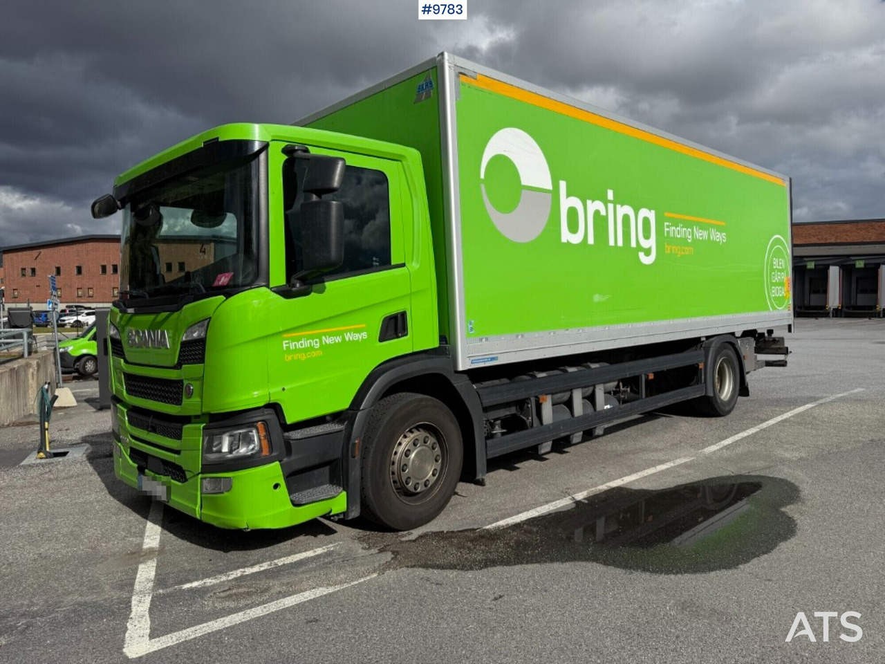Box truck Scania P280 gas-powered - Kasti veoauto: pilt 1 Box truck Scania P280 gas-powered - Kasti veoauto: pilt 1