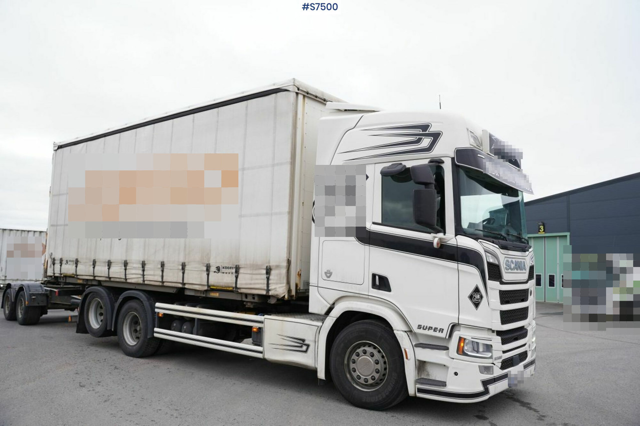 Box truck Scania R580 - Kasti veoauto: pilt 1 Box truck Scania R580 - Kasti veoauto: pilt 1