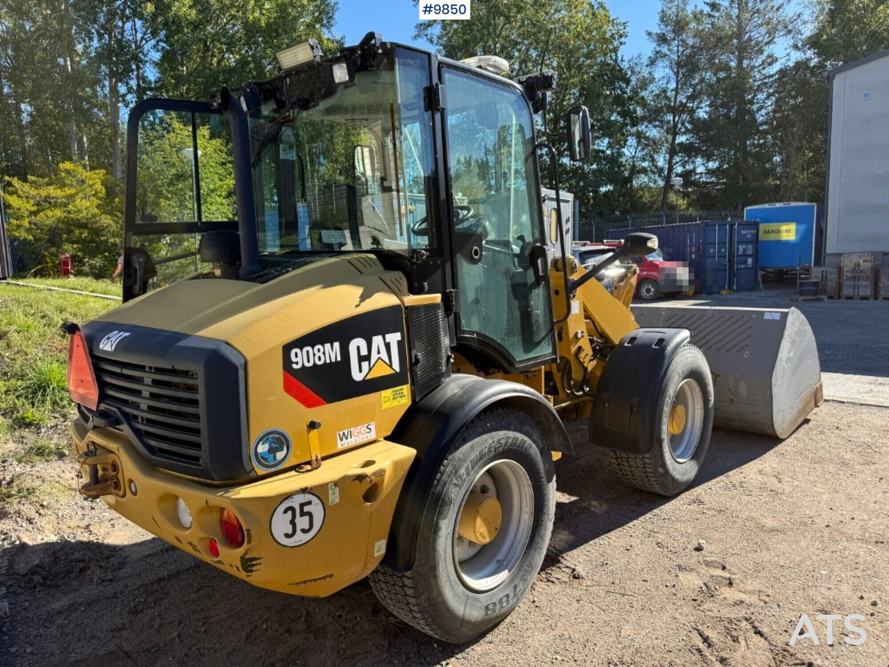 CAT 908M Wheel loader with Gears - Rataslaadur: pilt 3 CAT 908M Wheel loader with Gears - Rataslaadur: pilt 3