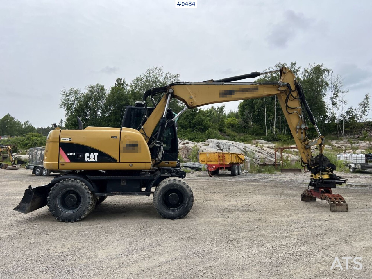 CAT M313D with tipping wagon and attachments (VIDEO) - Ratastel ekskavaator: pilt 3 CAT M313D with tipping wagon and attachments (VIDEO) - Ratastel ekskavaator: pilt 3