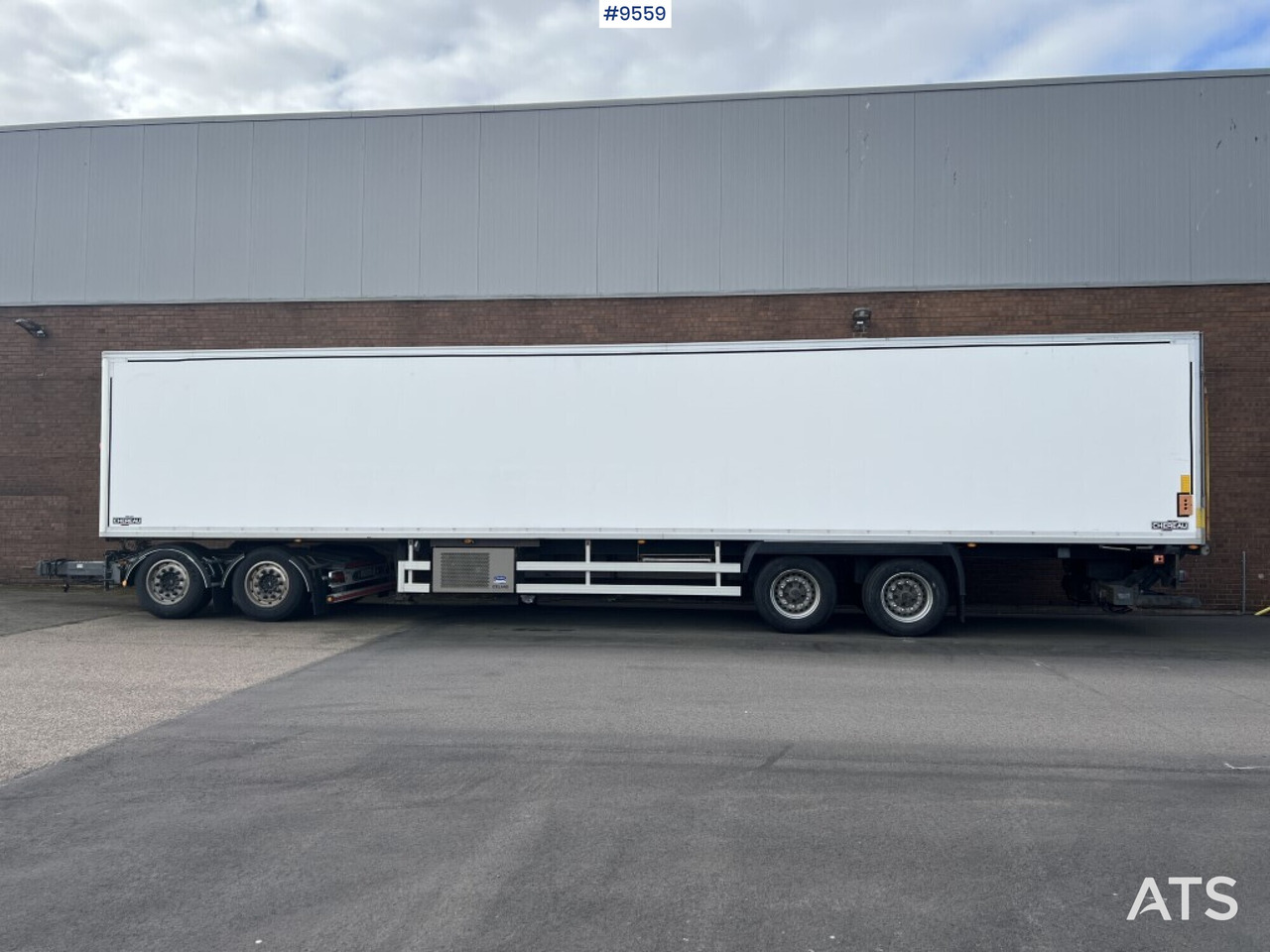 Container trailer Chereau CSD2 with Dolly - Furgoonjärelhaagis: pilt 1 Container trailer Chereau CSD2 with Dolly - Furgoonjärelhaagis: pilt 1
