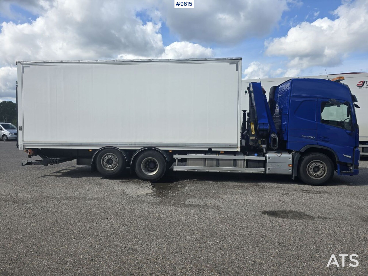 Crane Truck Volvo FM 62TR - Kraanaga veoauto, Kasti veoauto: pilt 4 Crane Truck Volvo FM 62TR - Kraanaga veoauto, Kasti veoauto: pilt 4