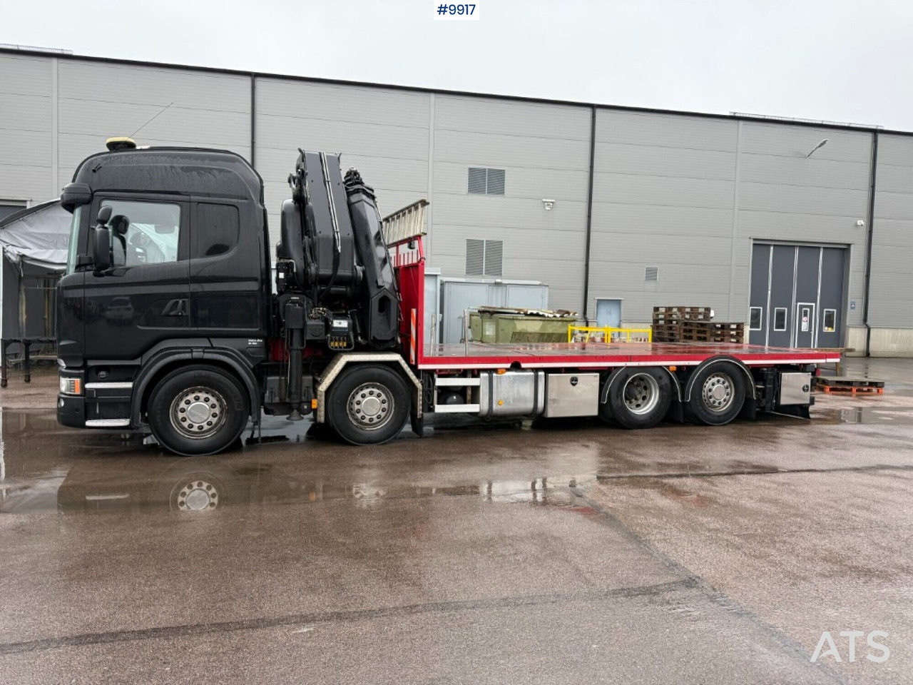 Crane truck/Flatbed truck Scania R520 8X2*6 HIAB XS 855E-8 HIPRO - Madelveok/ Platvormveok, Kraanaga veoauto: pilt 2 Crane truck/Flatbed truck Scania R520 8X2*6 HIAB XS 855E-8 HIPRO - Madelveok/ Platvormveok, Kraanaga veoauto: pilt 2