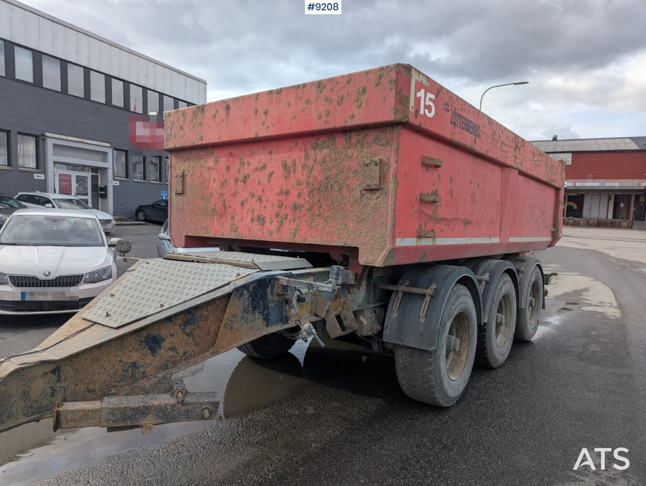 Dump / dozer truck Mercedes Benz Arocs 3251 8X4 with tipper wagon - Kallurauto: pilt 4 Dump / dozer truck Mercedes Benz Arocs 3251 8X4 with tipper wagon - Kallurauto: pilt 4