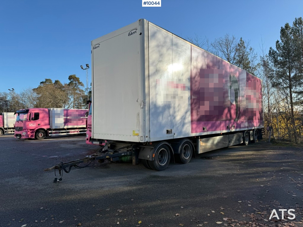 Ekeri S8-D cabinet trailer with opening side - Furgoonjärelhaagis: pilt 1 Ekeri S8-D cabinet trailer with opening side - Furgoonjärelhaagis: pilt 1
