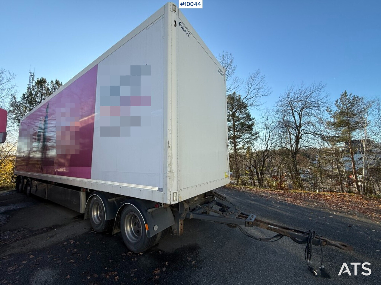 Ekeri S8-D cabinet trailer with opening side - Furgoonjärelhaagis: pilt 5 Ekeri S8-D cabinet trailer with opening side - Furgoonjärelhaagis: pilt 5
