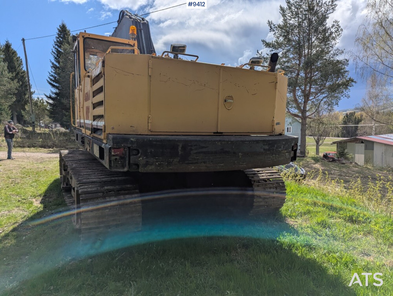 Lintekskavaator Excavator Åkerman H10B with buckets: pilt 5
