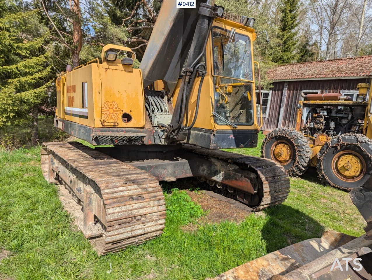 Lintekskavaator Excavator Åkerman H10B with buckets: pilt 9