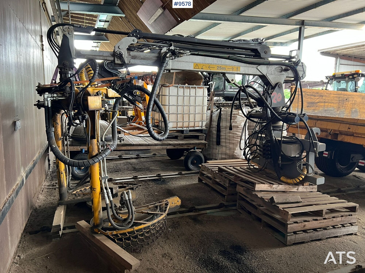 Fencecutter Hinnagårds T125B with Cranab crane - Aiaseadmed: pilt 2 Fencecutter Hinnagårds T125B with Cranab crane - Aiaseadmed: pilt 2