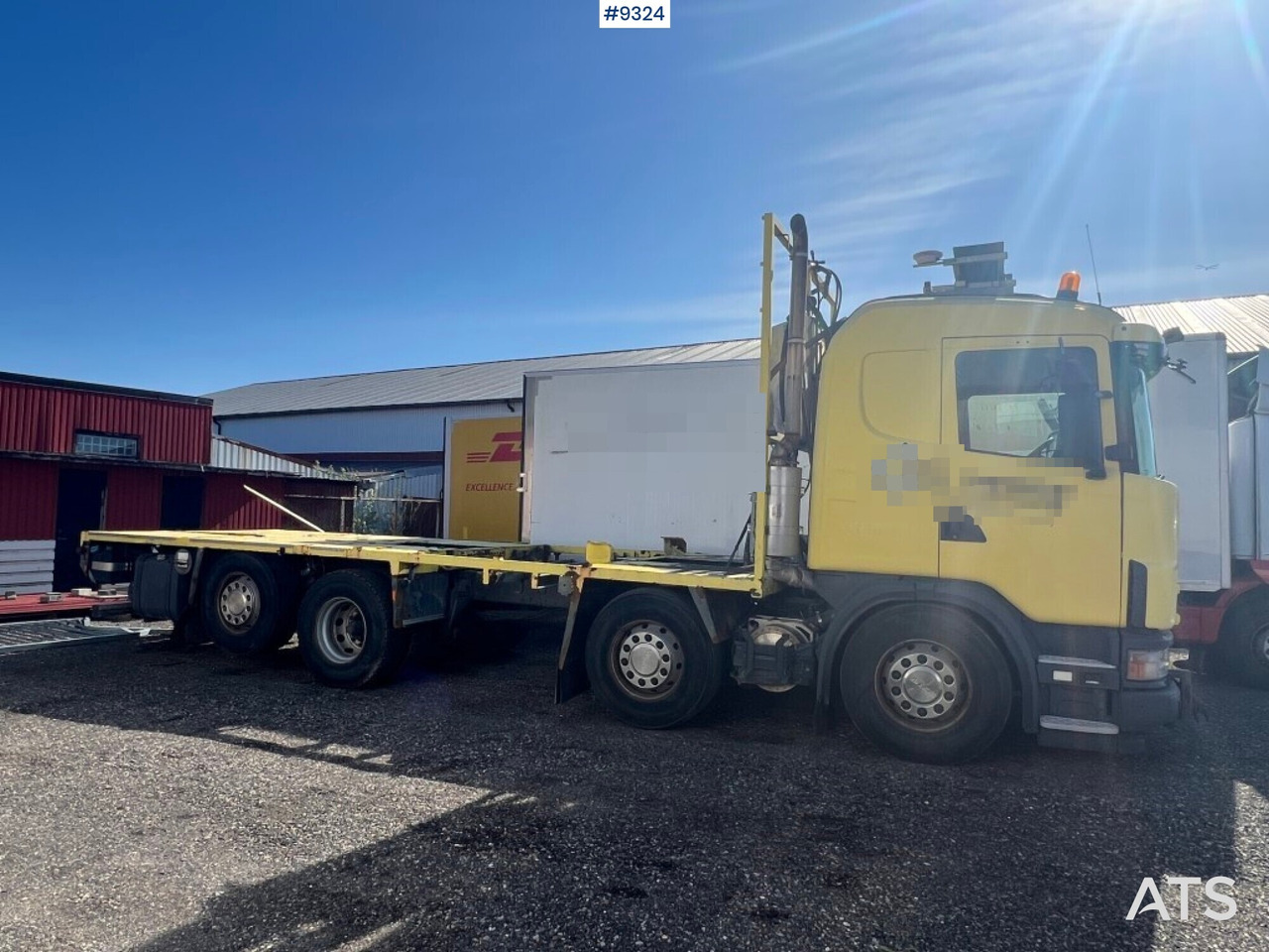 Flatbed truck Scania R124GB8X26NB420 - Madelveok/ Platvormveok: pilt 5 Flatbed truck Scania R124GB8X26NB420 - Madelveok/ Platvormveok: pilt 5