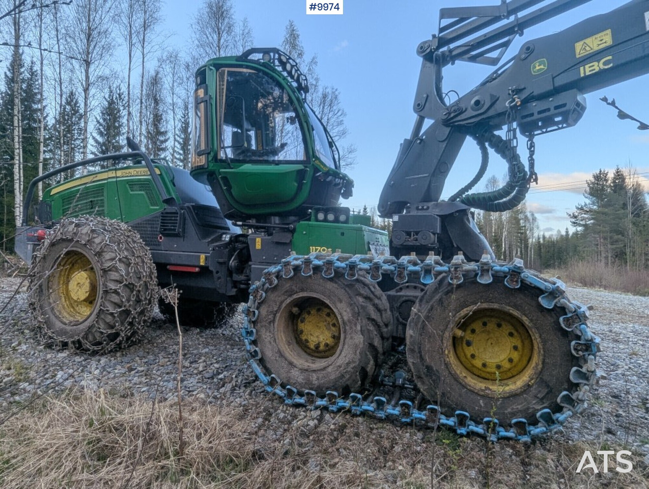 Harvester John Deere 1170G - Metsakoristaja: pilt 4 Harvester John Deere 1170G - Metsakoristaja: pilt 4