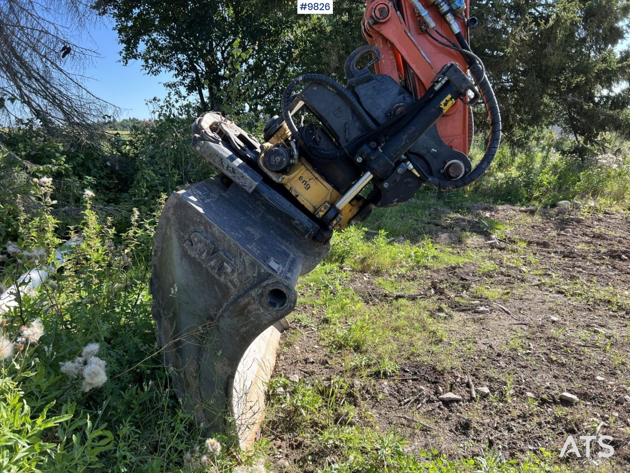 Hitachi ZX140 W-5B with rotor and planer bucket - Ratastel ekskavaator: pilt 5 Hitachi ZX140 W-5B with rotor and planer bucket - Ratastel ekskavaator: pilt 5
