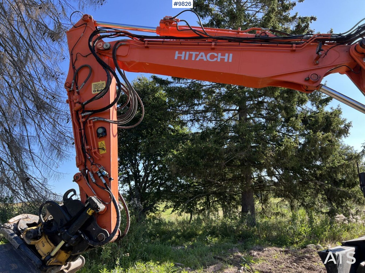Ratastel ekskavaator Hitachi ZX140 W-5B with rotor and planer bucket: pilt 13 Ratastel ekskavaator Hitachi ZX140 W-5B with rotor and planer bucket: pilt 13