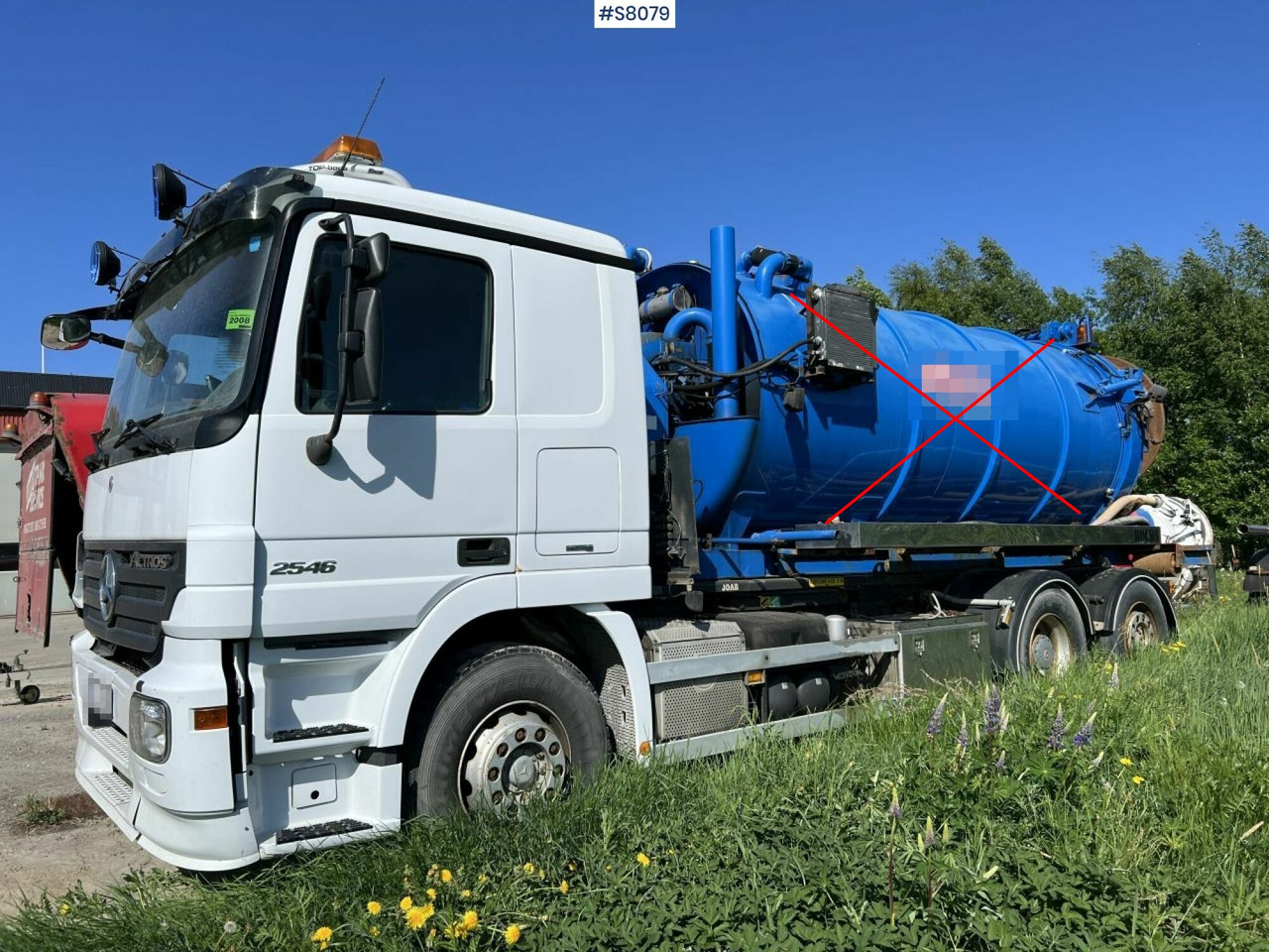 Konkstõstukiga veoauto Hook Truck Mercedes Benz 2546 L 6x2: pilt 5