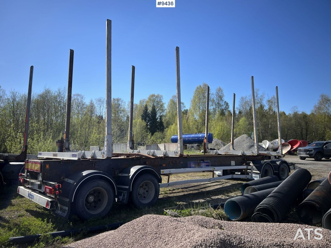 Kilafors SBB4A Logging trailer - Metsaveohaagis: pilt 2 Kilafors SBB4A Logging trailer - Metsaveohaagis: pilt 2