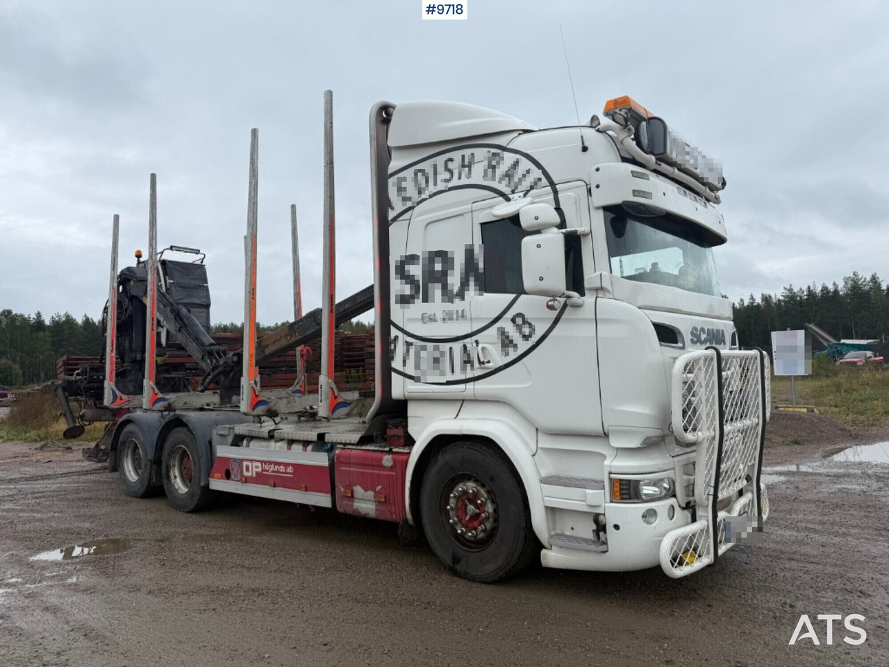 Log truck Scania R520 with crane liising Log truck Scania R520 with crane: pilt 7