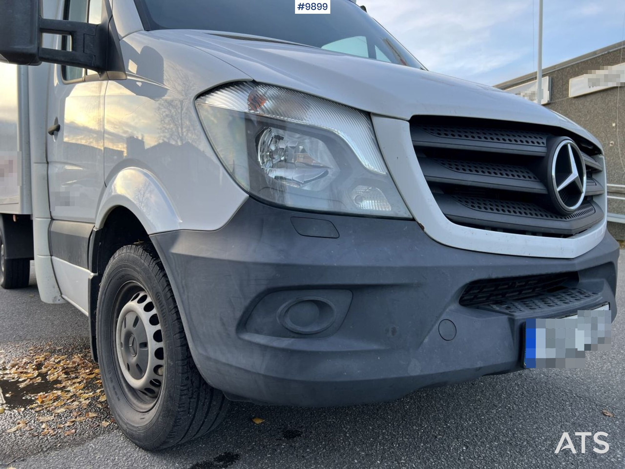 Tarbesõiduk furgoon Mercedes Benz Sprinter Skåpbil med bakgavellyft: pilt 13