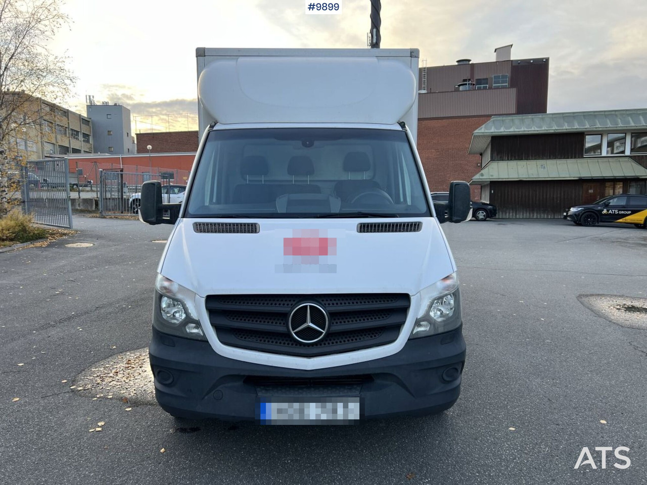 Tarbesõiduk furgoon Mercedes Benz Sprinter Skåpbil med bakgavellyft: pilt 12