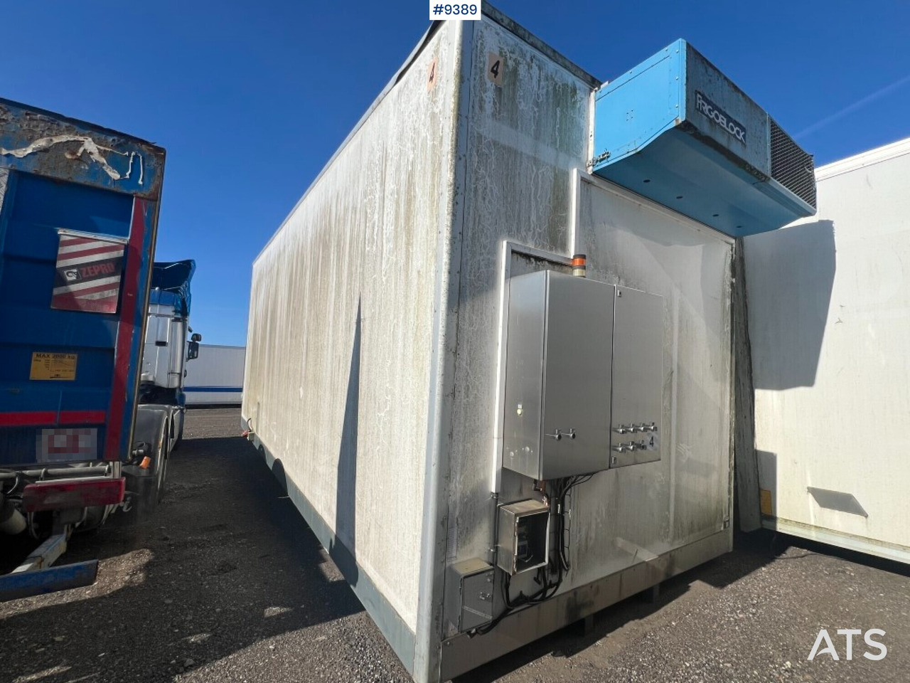 Refrigerated trailer box - Lagab - 6ton - Külmiku vahetuskorpus: pilt 1 Refrigerated trailer box - Lagab - 6ton - Külmiku vahetuskorpus: pilt 1