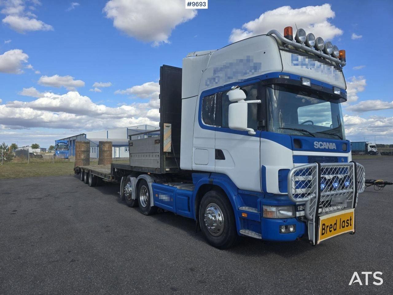 Scania dragbil med maskintrailer - Sadulveok, Treilerpoolhaagis: pilt 2 Scania dragbil med maskintrailer - Sadulveok, Treilerpoolhaagis: pilt 2