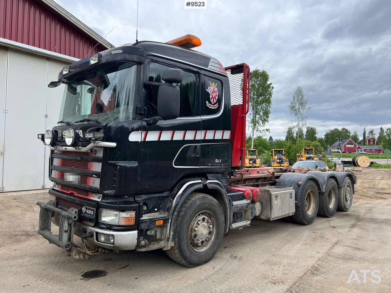 Scania R164 Tridem Hooklift - Konkstõstukiga veoauto: pilt 1 Scania R164 Tridem Hooklift - Konkstõstukiga veoauto: pilt 1
