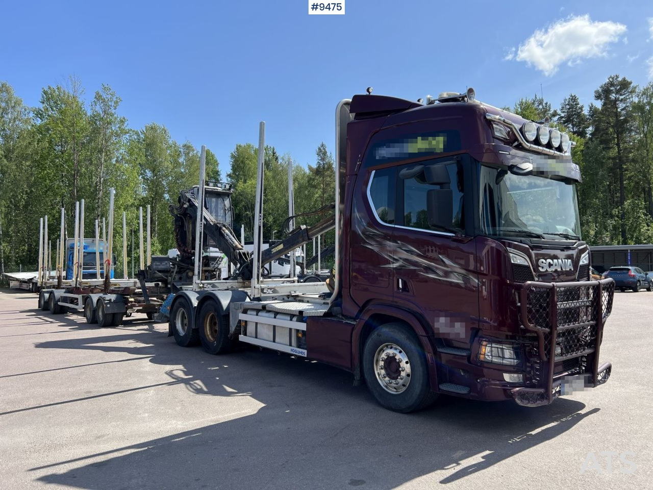 Scania R580 Timmerbil med kran och släp, Timmerekipage - Metsaveok: pilt 2 Scania R580 Timmerbil med kran och släp, Timmerekipage - Metsaveok: pilt 2