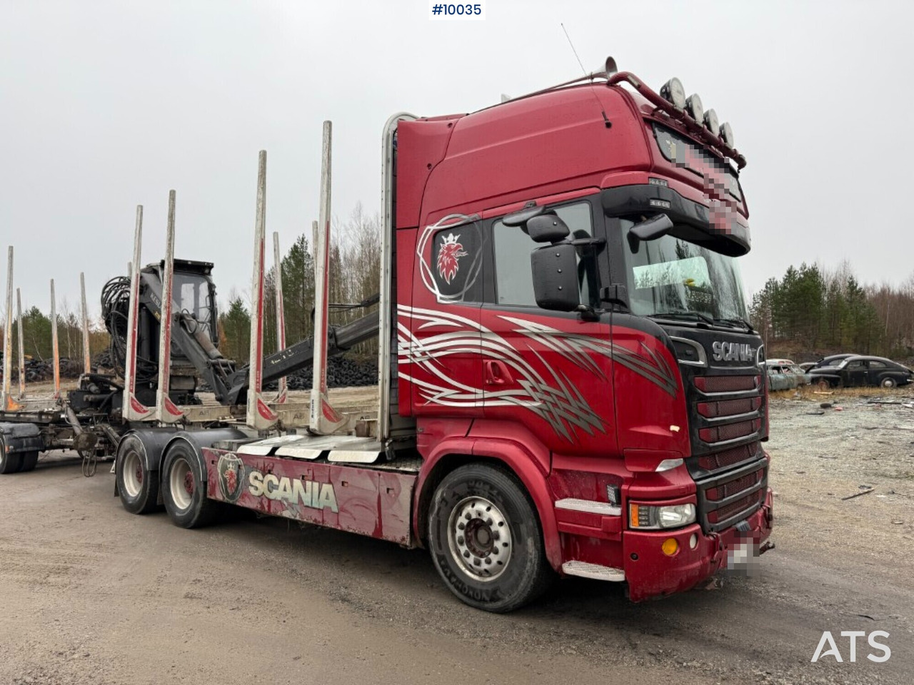 Scania R730 timber truck with crane and trailer (VIDEO) - Metsaveok, Kraanaga veoauto: pilt 1 Scania R730 timber truck with crane and trailer (VIDEO) - Metsaveok, Kraanaga veoauto: pilt 1