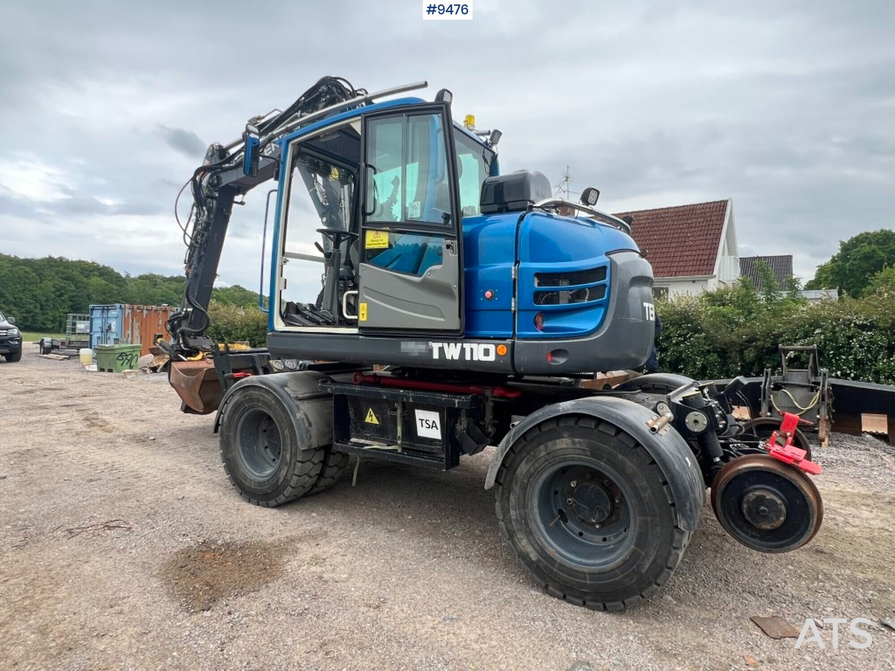 Terex TW 110 Railway machine (VIDEO) - Ratastel ekskavaator: pilt 3 Terex TW 110 Railway machine (VIDEO) - Ratastel ekskavaator: pilt 3