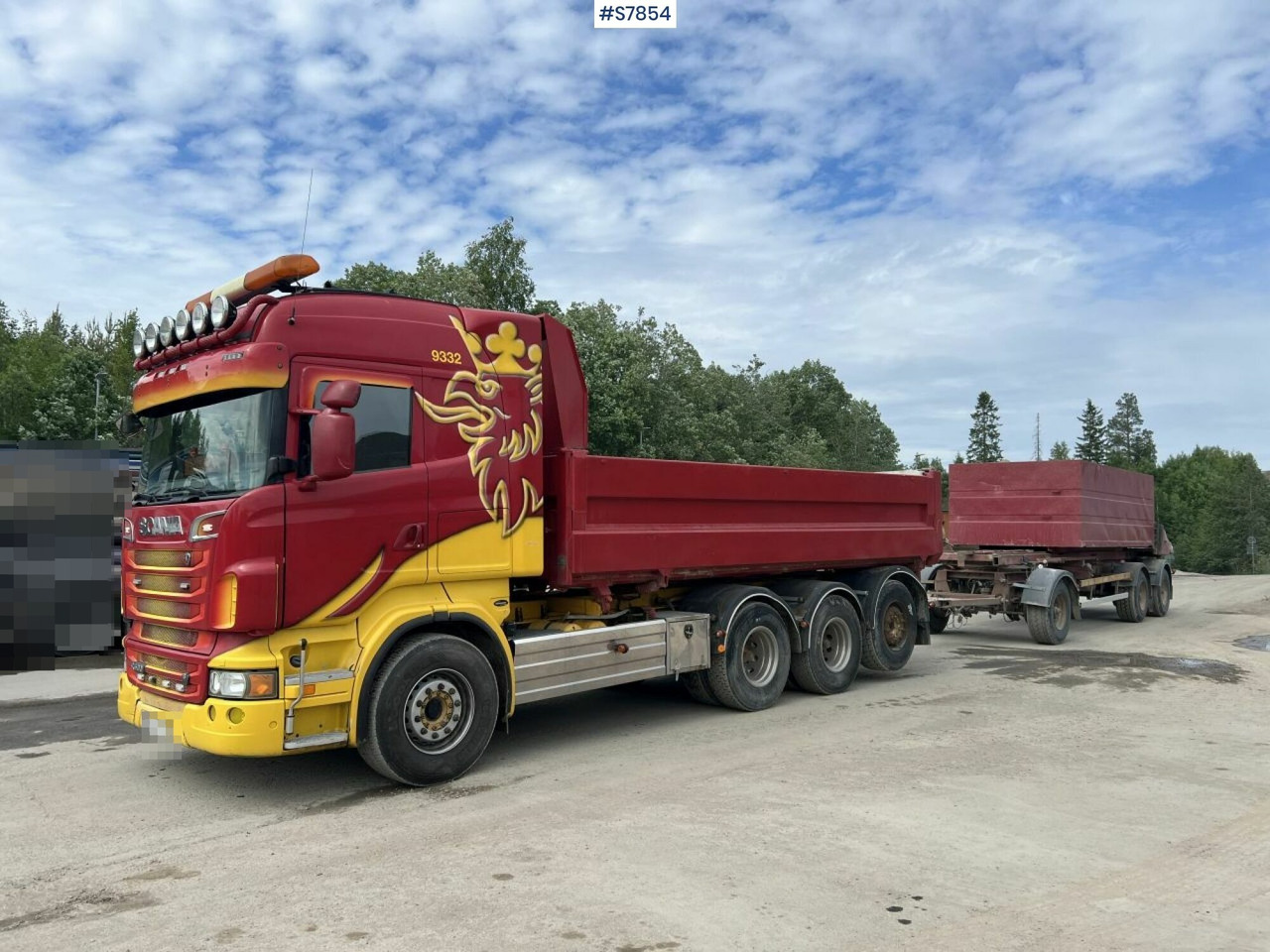 Tipper Truck Scania R500 with side tipper and ORY T 10 Tipper trailer - Kallurauto, Kalluri järelhaagis: pilt 1 Tipper Truck Scania R500 with side tipper and ORY T 10 Tipper trailer - Kallurauto, Kalluri järelhaagis: pilt 1