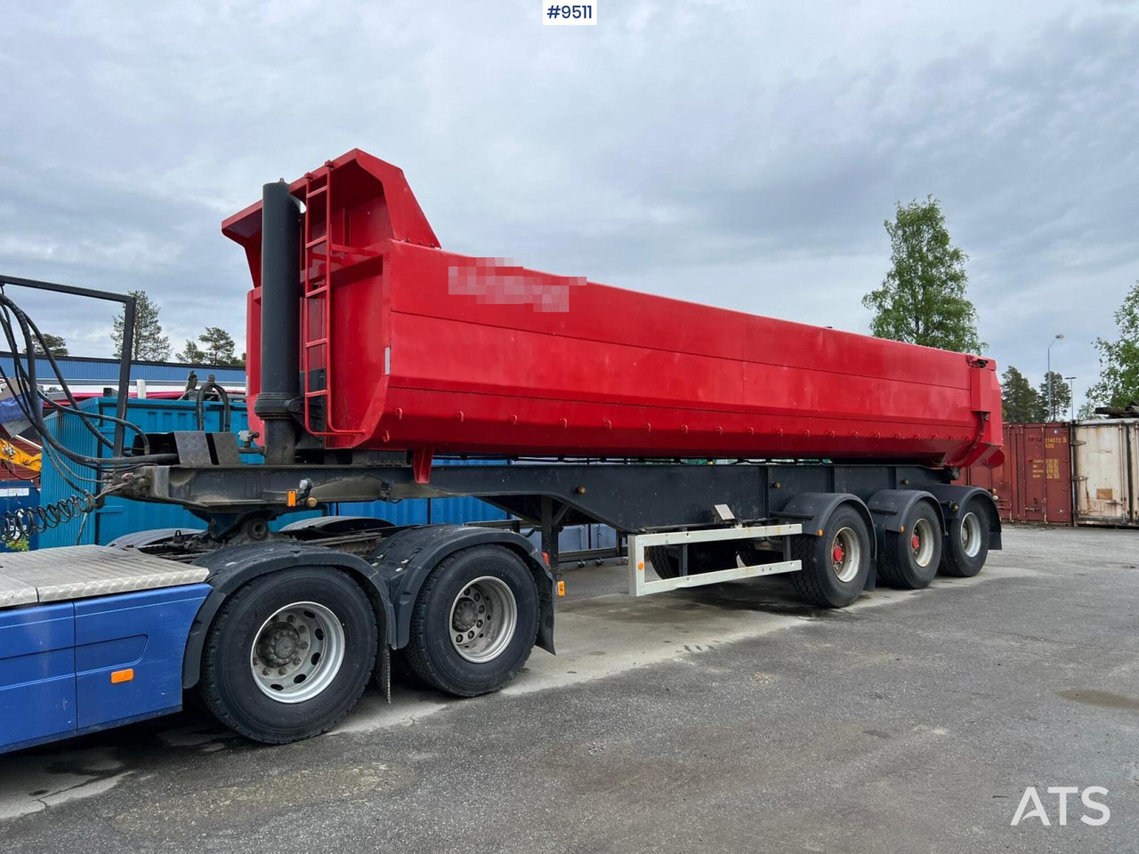 Tipper trailer Kilafors - Kallur-poolhaagis: pilt 1 Tipper trailer Kilafors - Kallur-poolhaagis: pilt 1
