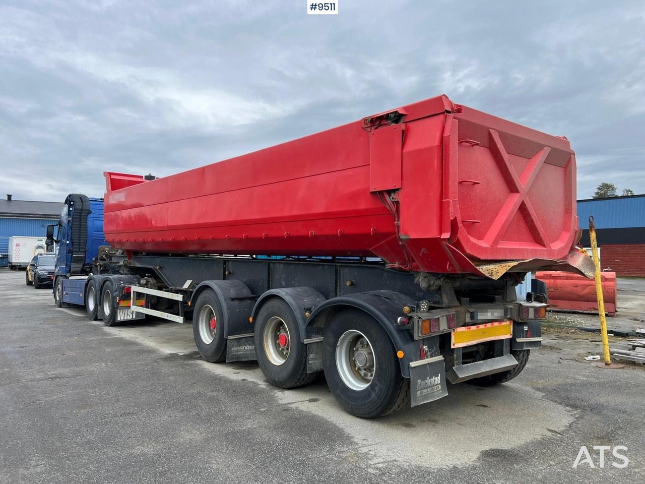 Tipper trailer Kilafors - Kallur-poolhaagis: pilt 3 Tipper trailer Kilafors - Kallur-poolhaagis: pilt 3