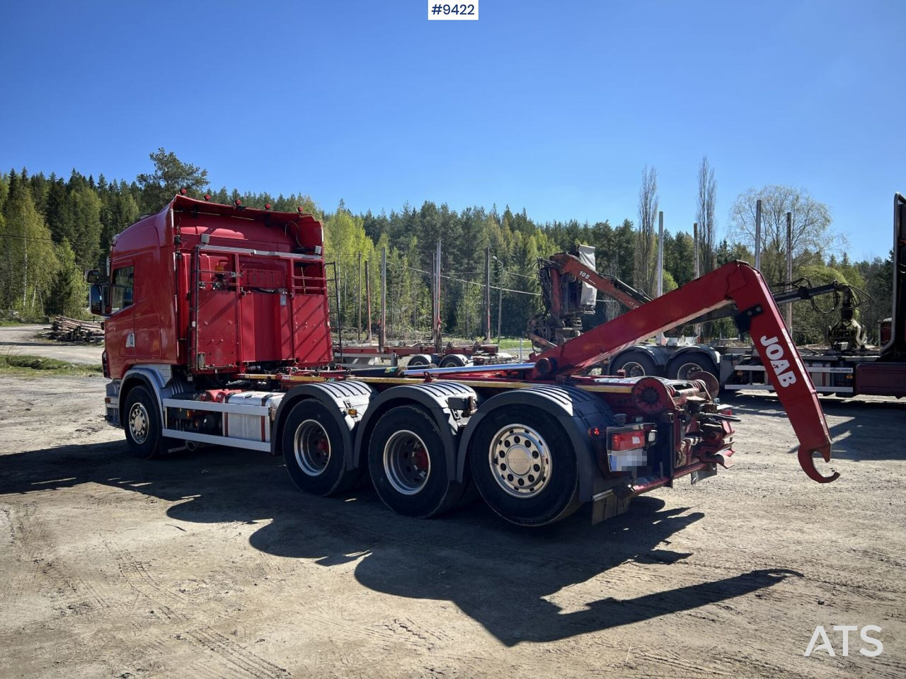 Tridem Hooklift Truck Scania G490 with plow brackets - Konkstõstukiga veoauto: pilt 4 Tridem Hooklift Truck Scania G490 with plow brackets - Konkstõstukiga veoauto: pilt 4