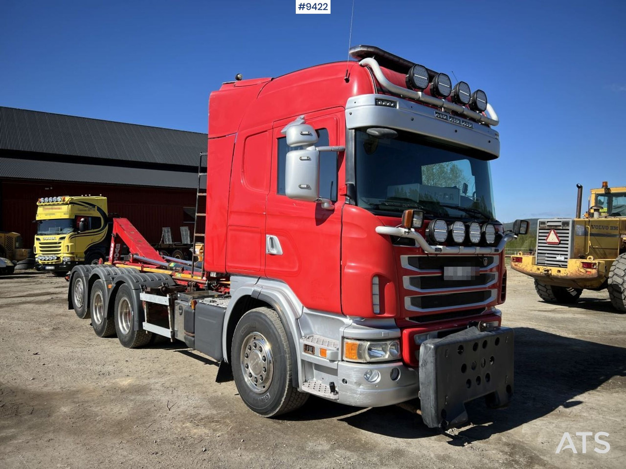 Tridem Hooklift Truck Scania G490 with plow brackets - Konkstõstukiga veoauto: pilt 2 Tridem Hooklift Truck Scania G490 with plow brackets - Konkstõstukiga veoauto: pilt 2