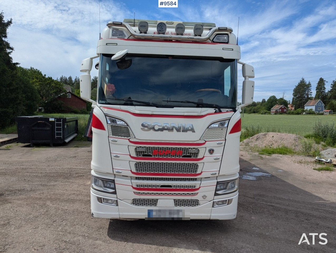 Kasti veoauto Truck / Grain truck Scania R580 6X2: pilt 8
