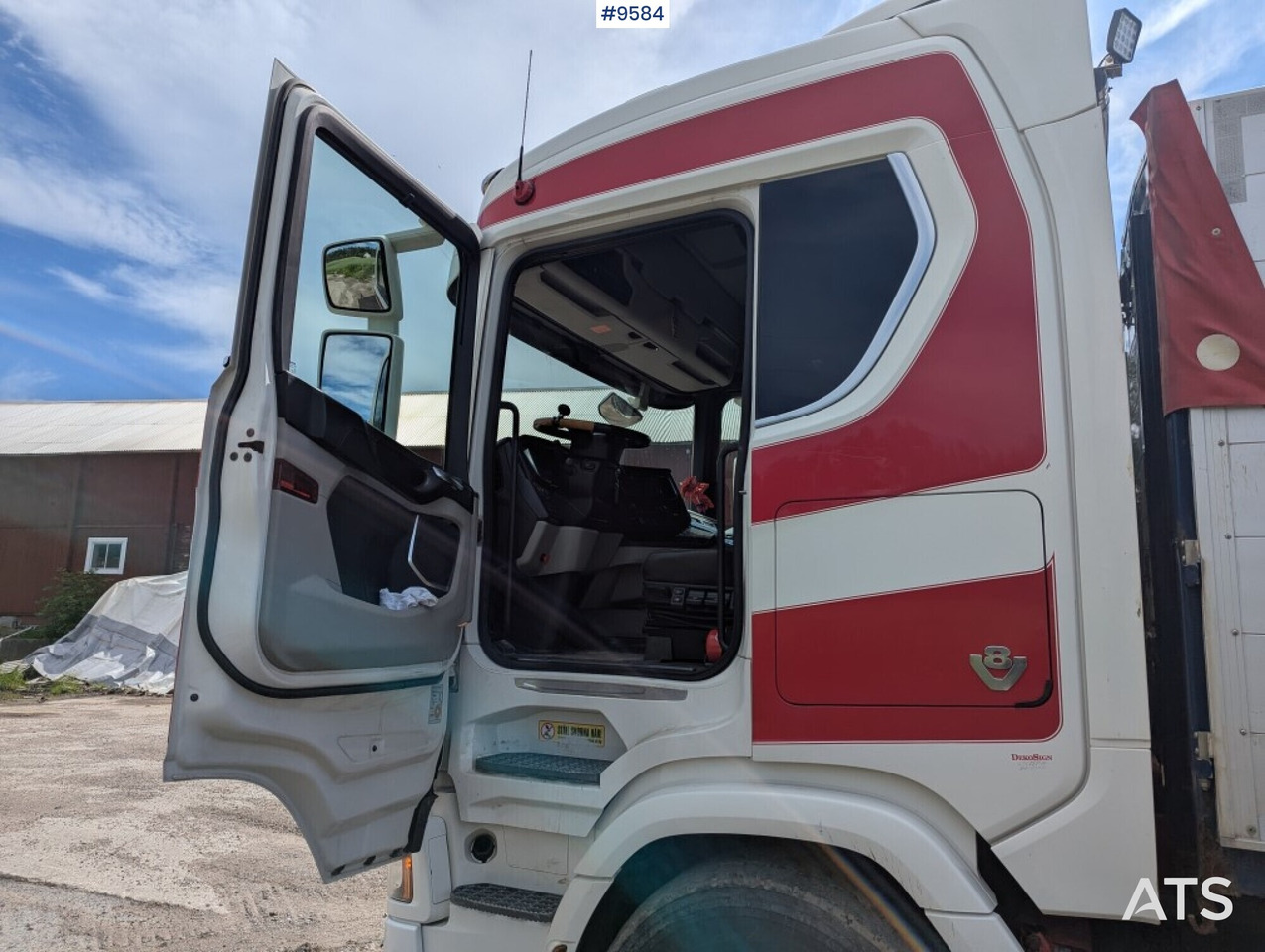 Kasti veoauto Truck / Grain truck Scania R580 6X2: pilt 13