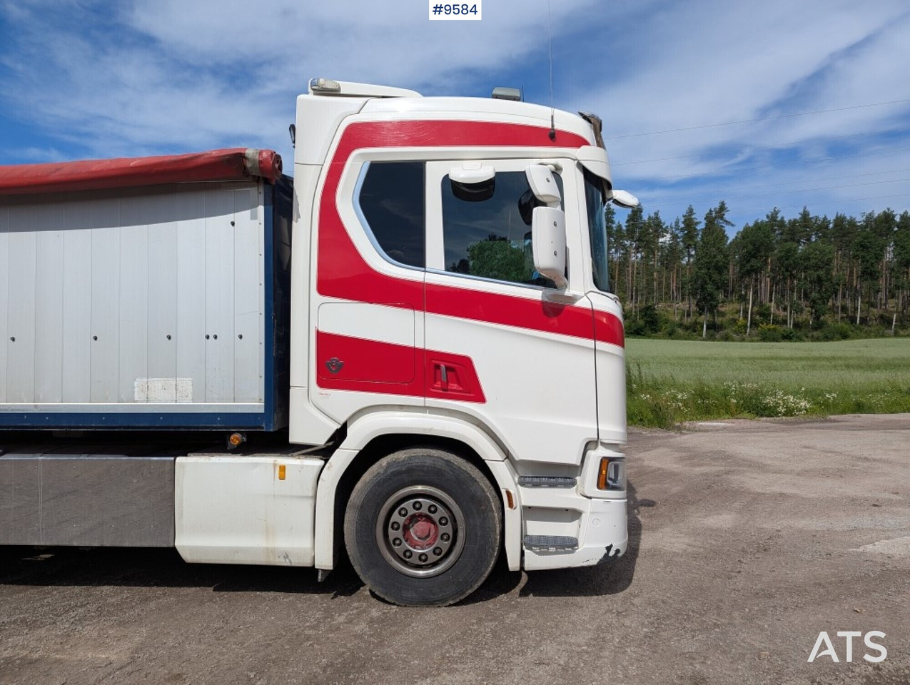 Kasti veoauto Truck / Grain truck Scania R580 6X2: pilt 9
