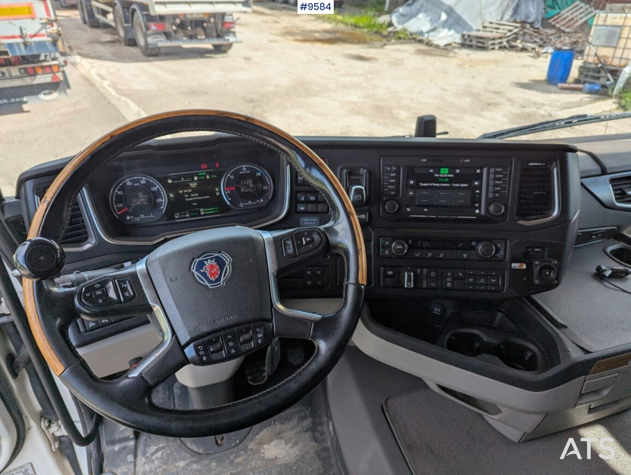 Kasti veoauto Truck / Grain truck Scania R580 6X2: pilt 19