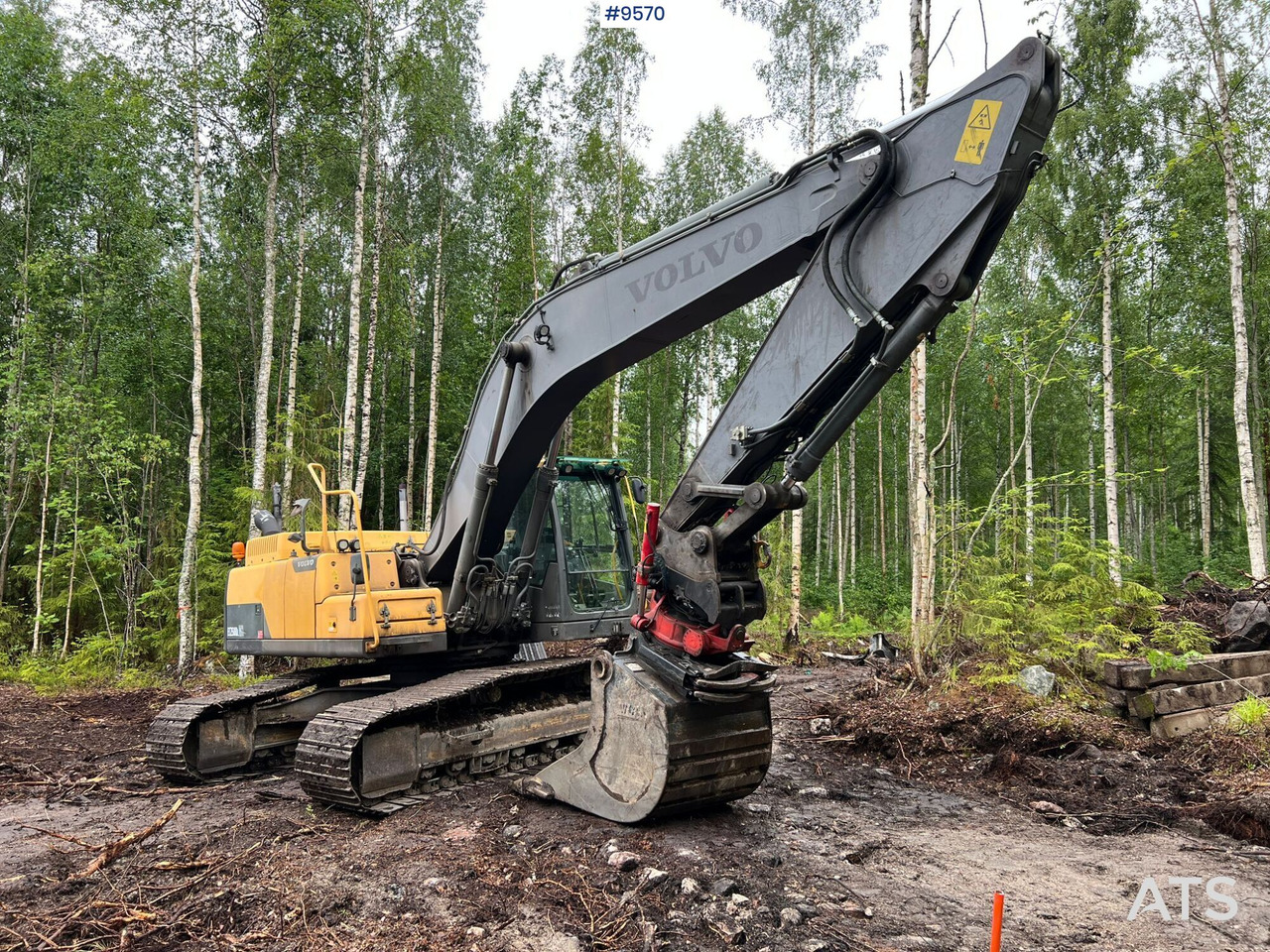 Volvo EC 250 DL grävsystem, rotor och planerskopa - Lintekskavaator: pilt 2 Volvo EC 250 DL grävsystem, rotor och planerskopa - Lintekskavaator: pilt 2
