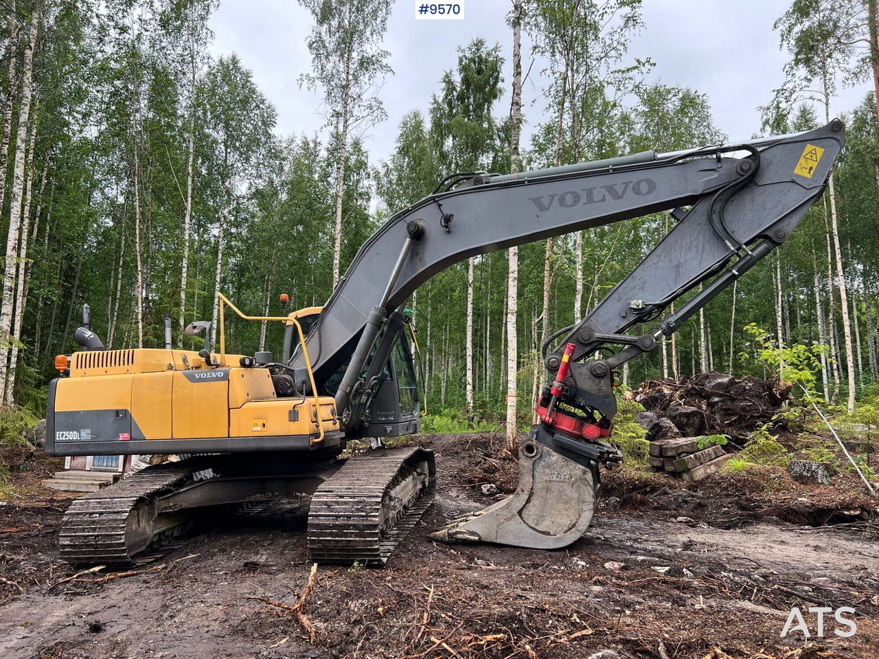 Volvo EC 250 DL grävsystem, rotor och planerskopa - Lintekskavaator: pilt 3 Volvo EC 250 DL grävsystem, rotor och planerskopa - Lintekskavaator: pilt 3