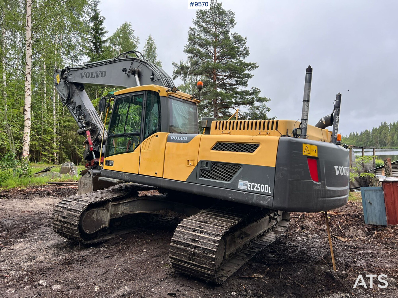 Volvo EC 250 DL grävsystem, rotor och planerskopa - Lintekskavaator: pilt 4 Volvo EC 250 DL grävsystem, rotor och planerskopa - Lintekskavaator: pilt 4