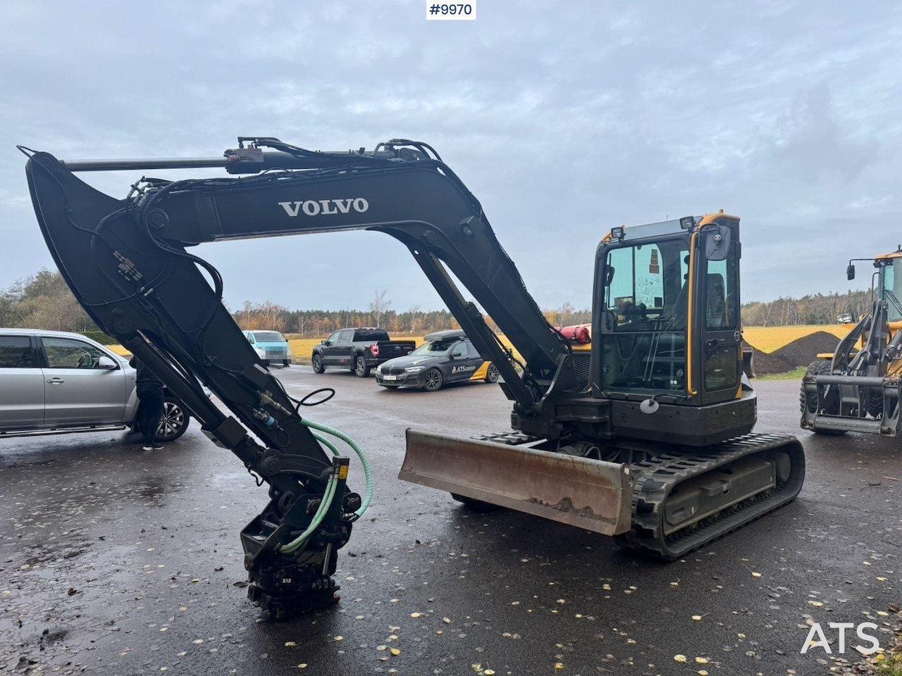 Volvo ECR88D crawler excavator with rotor tilt, 3 buckets, and ripper. 910 hours! - Lintekskavaator: pilt 2 Volvo ECR88D crawler excavator with rotor tilt, 3 buckets, and ripper. 910 hours! - Lintekskavaator: pilt 2