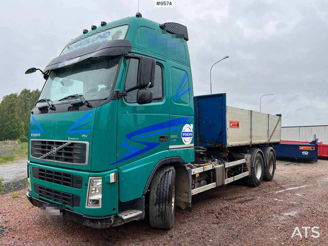 Volvo FH 520 6X4 Quick lock with flatbed - Madelveok/ Platvormveok: pilt 1 Volvo FH 520 6X4 Quick lock with flatbed - Madelveok/ Platvormveok: pilt 1