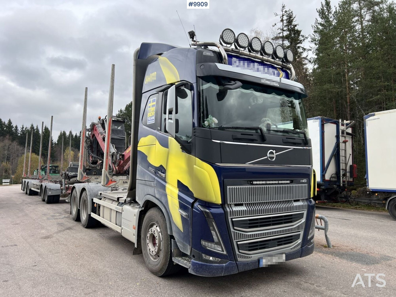 Volvo FH 64R Timber truck with crane and trailer - Metsaveok, Kraanaga veoauto: pilt 2 Volvo FH 64R Timber truck with crane and trailer - Metsaveok, Kraanaga veoauto: pilt 2