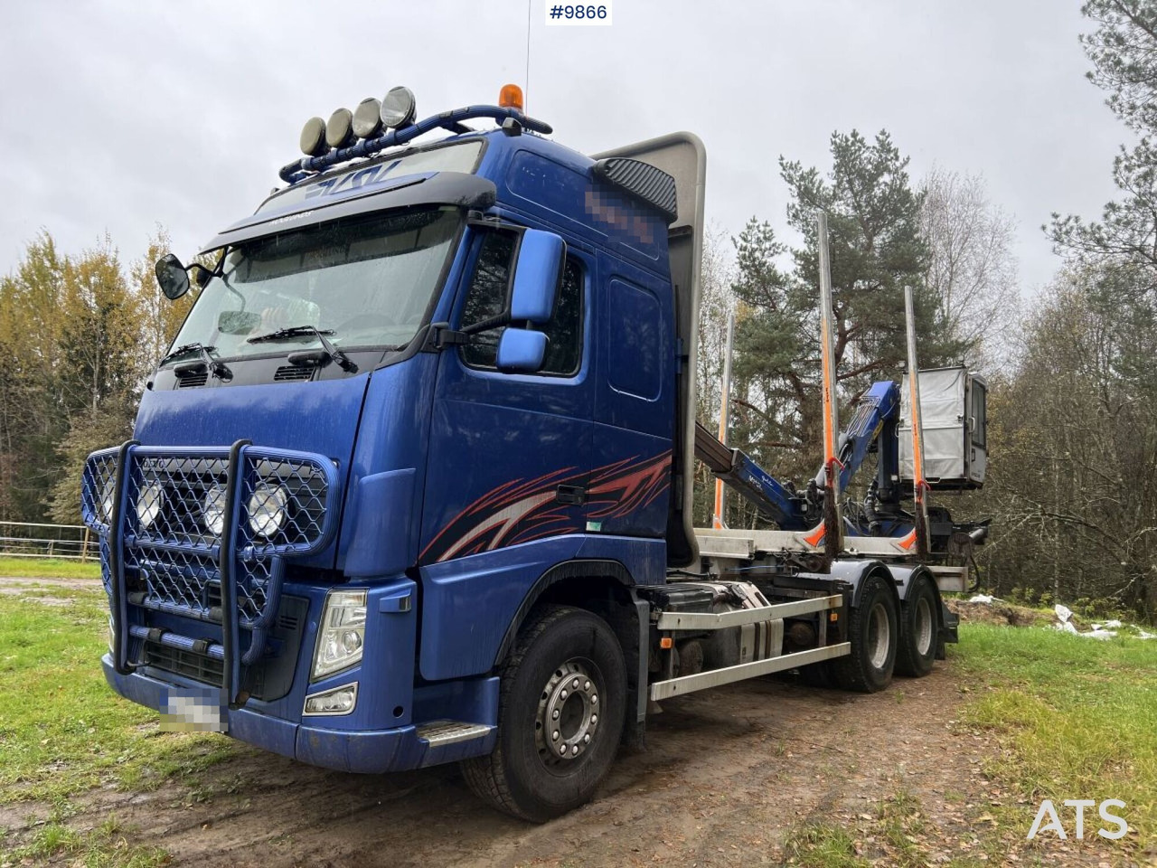 Volvo FH D13 Timber truck with Palfinger M110 crane - Metsaveok: pilt 2 Volvo FH D13 Timber truck with Palfinger M110 crane - Metsaveok: pilt 2
