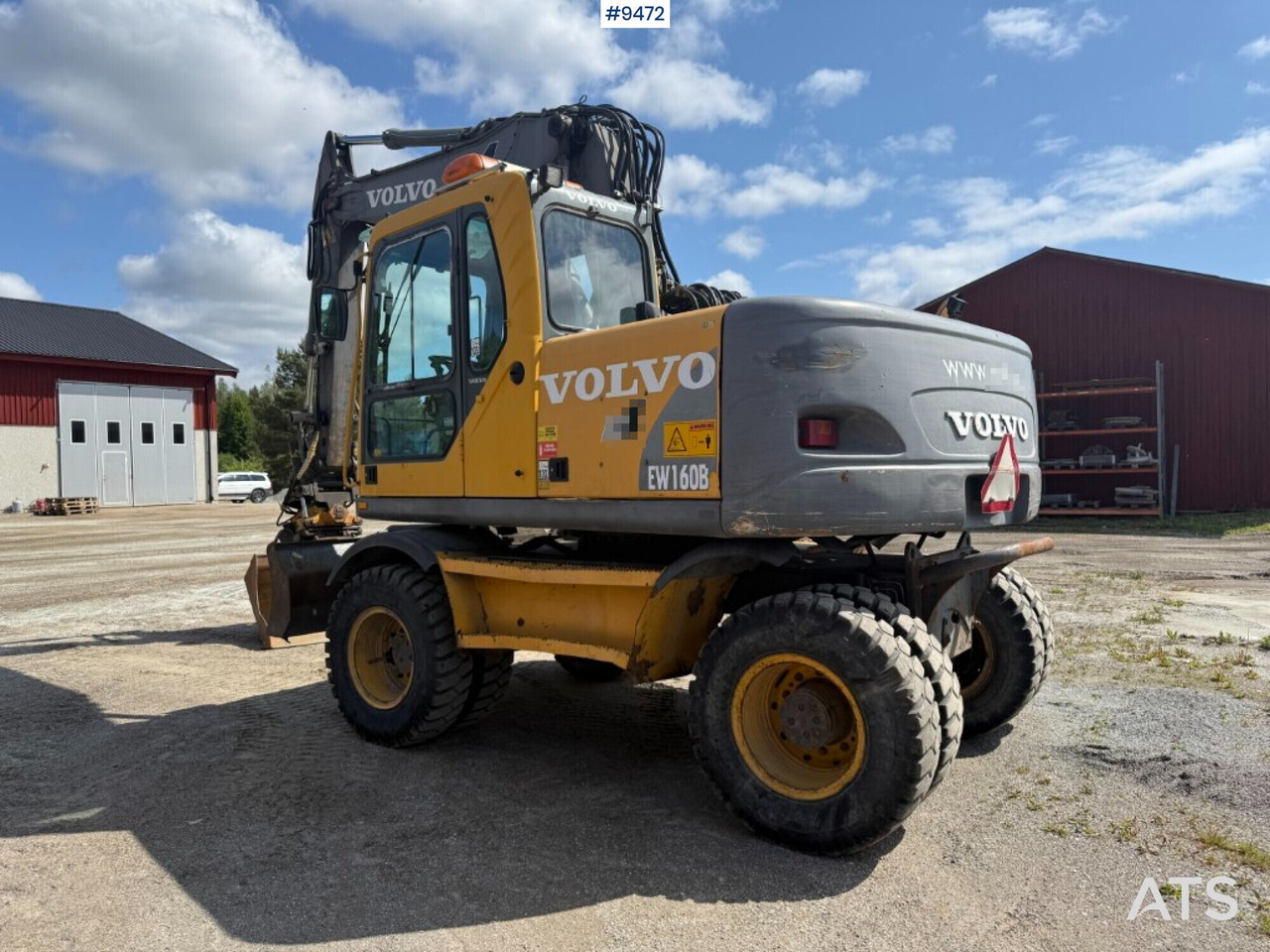 Wheel excavator Volvo EW160B, Tiltrotator - Ratastel ekskavaator: pilt 5 Wheel excavator Volvo EW160B, Tiltrotator - Ratastel ekskavaator: pilt 5