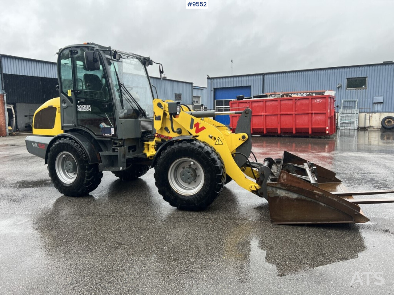 Wheel loader Wacker Neuson WL52 gears and tool stand - Rataslaadur: pilt 2 Wheel loader Wacker Neuson WL52 gears and tool stand - Rataslaadur: pilt 2