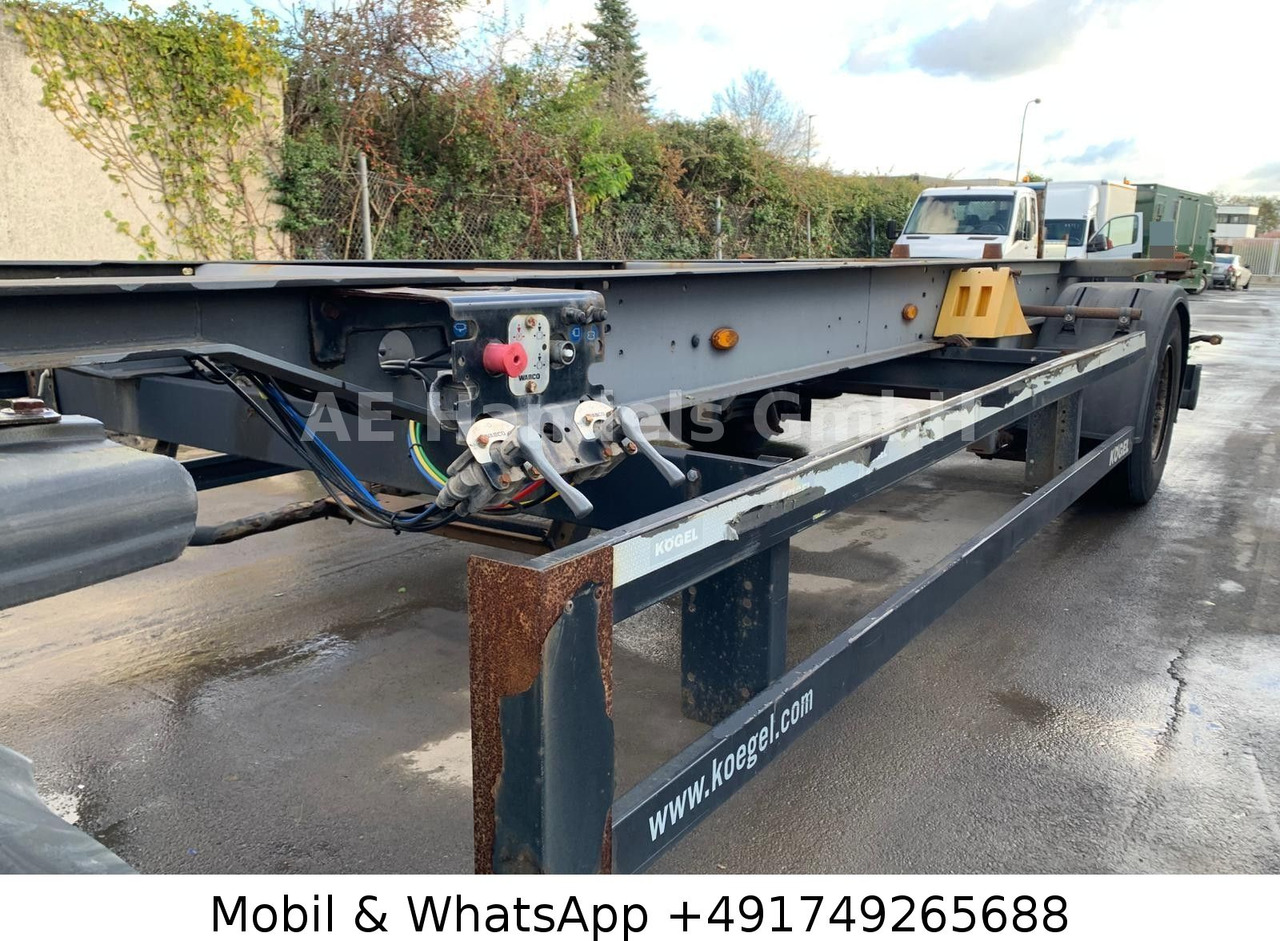 Konteinerveduk/ Tõstuk järelhaagis Kögel AW 18 BDF Drehschemel *Scheibenbremsen/Vollluft: pilt 8